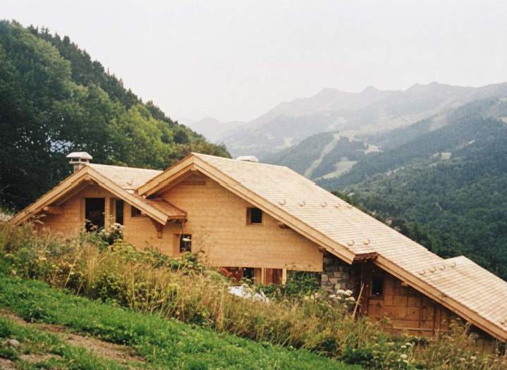 Toiture en tuile bois Lablachère