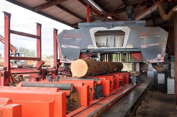 Sciage de bois Lablachère