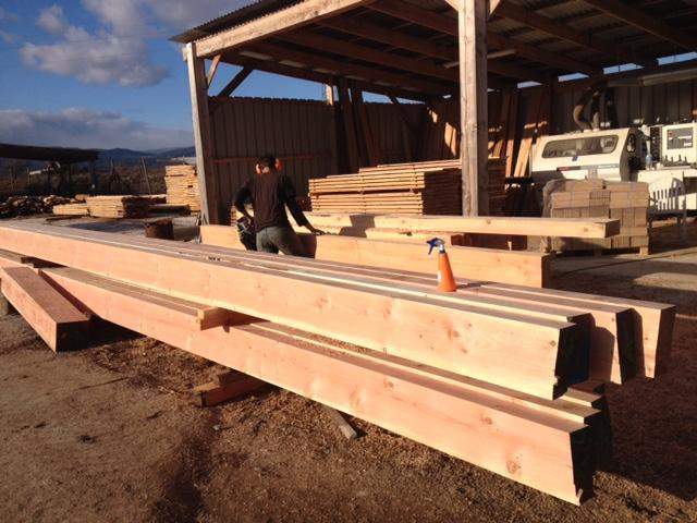 Production de bois de construction Lablachère
