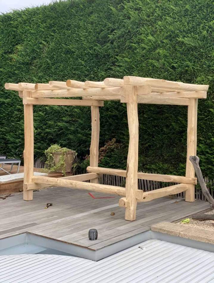 Pergola en bois Lablachère